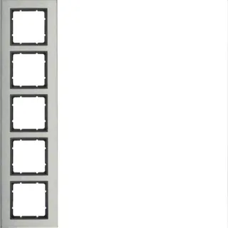 Berker Rahmen M310153606 edelstahl/anthrazit