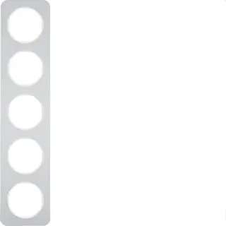 Berker Rahmen M310152174 alu/polarweiss
