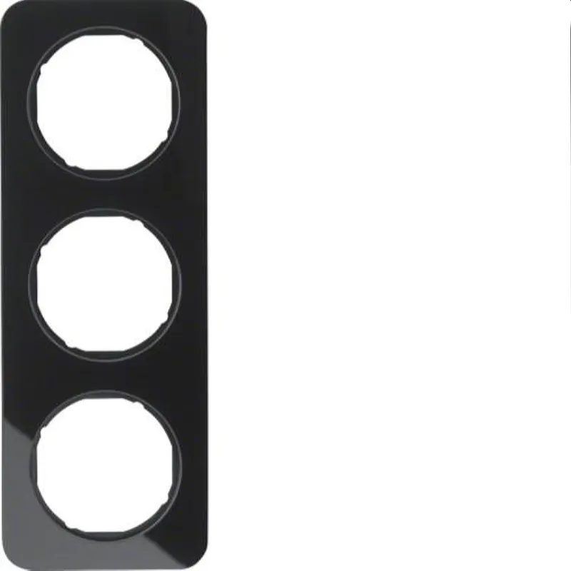 Berker Rahmen M310132116 Glas schwarz