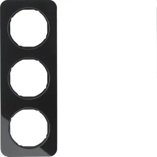 Berker Rahmen M310132116 Glas schwarz