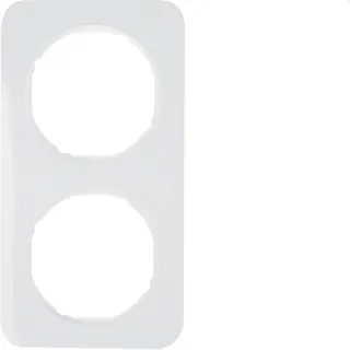 Berker Rahmen M310122189 polarweiss glaenzend