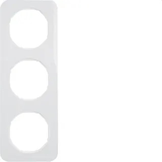 Berker Rahmen M310132189 polarweiss glaenzend