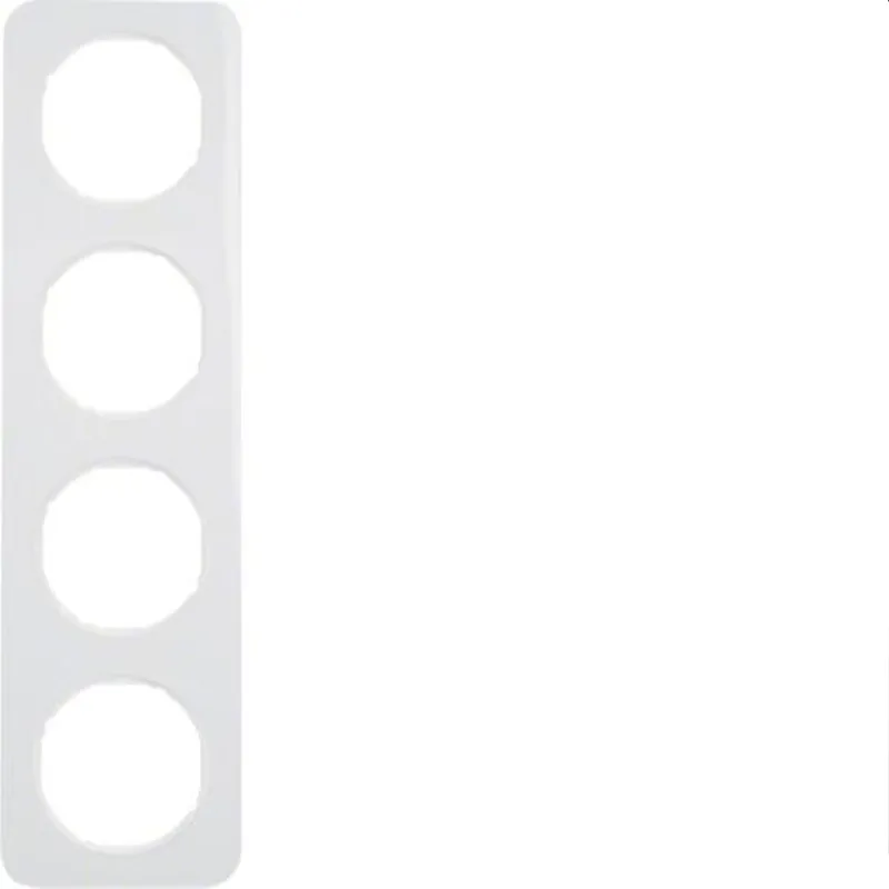Berker Rahmen M310142189 polarweiss glaenzend
