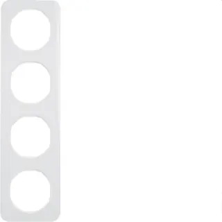Berker Rahmen M310142189 polarweiss glaenzend