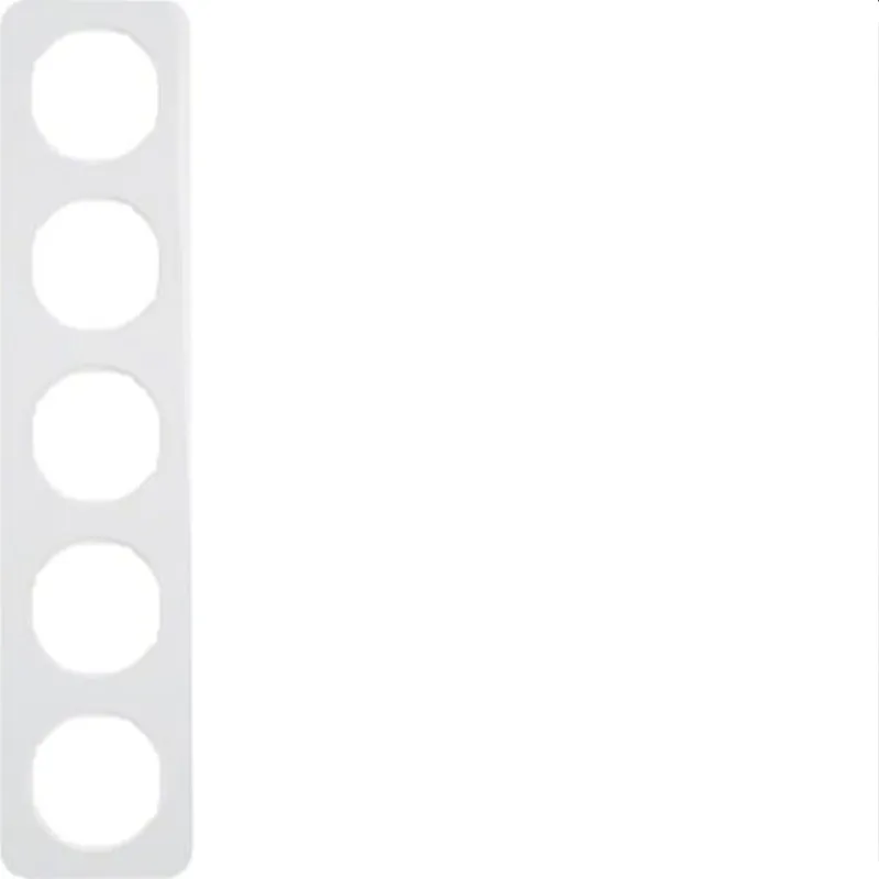 Berker Rahmen M310152189 polarweiss glaenzend