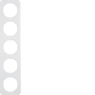 Berker Rahmen M310152189 polarweiss glaenzend