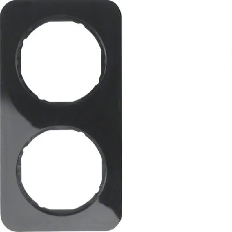 Berker Rahmen M310122145 schwarz glaenzend
