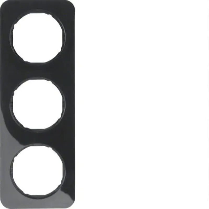 Berker Rahmen M310132145 schwarz glaenzend