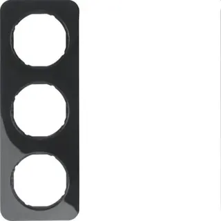Berker Rahmen M310132145 schwarz glaenzend