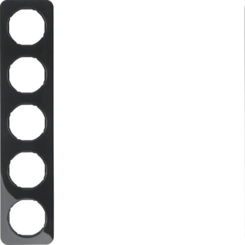 Berker Rahmen M310152145 schwarz glaenzend