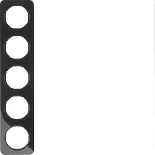 Berker Rahmen M310152145 schwarz glaenzend