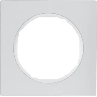 Berker Rahmen M310112274 alu/polarweiss
