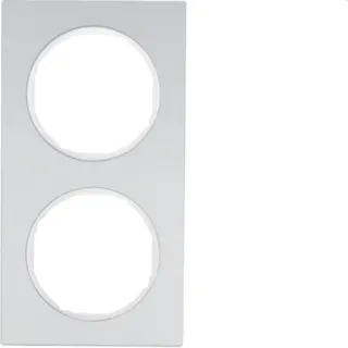 Berker Rahmen M310122274 alu/polarweiss