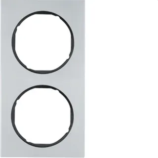 Berker Rahmen M310122284 alu/schwarz