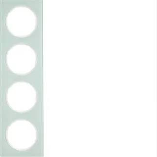 Berker Rahmen M310142209 Glas polarweiss