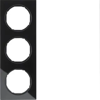 Berker Rahmen M310132216 Glas schwarz