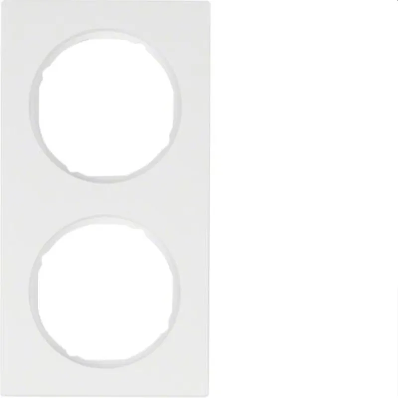 Berker Rahmen M310122289 polarweiss glaenzend
