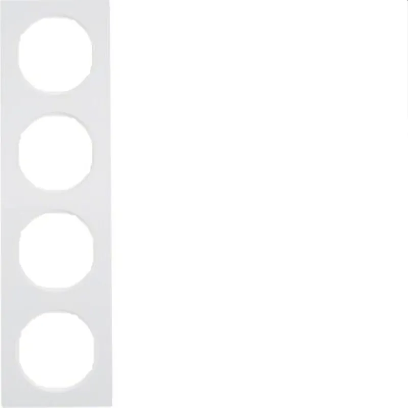 Berker Rahmen M310142289 polarweiss glaenzend