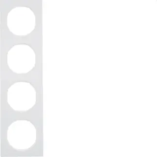 Berker Rahmen M310142289 polarweiss glaenzend