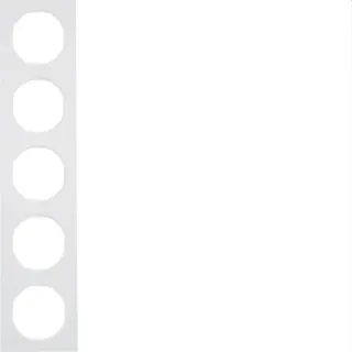 Berker Rahmen M310152289 polarweiss glaenzend