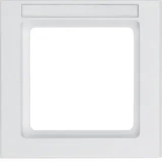 Berker Rahmen M310516099 1fach polarweiss samt