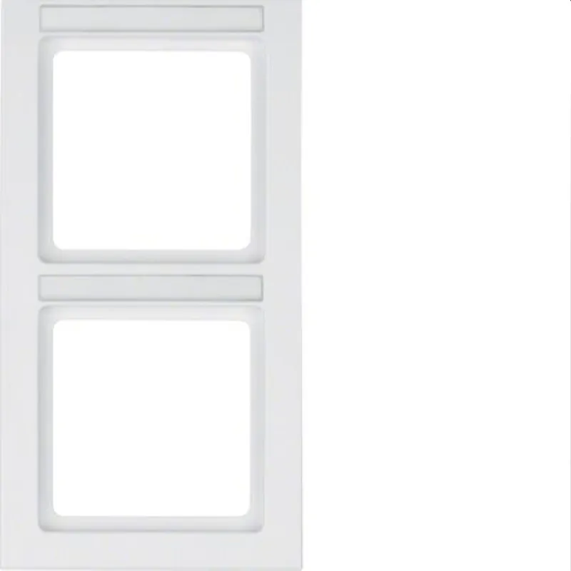 Berker Rahmen M310526099 2fach polarweiss samt
