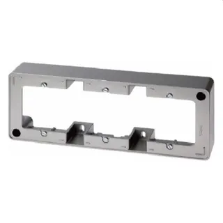 Berker Rahmen M310319004 3fach edelstahl lackiert