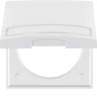 Berker Rahmen M3919882502 1fach polarweiss glaenzend