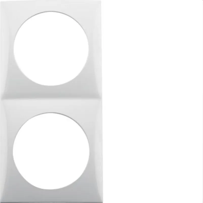 Berker Rahmen M3918262519 2fach polarweiss glaenzend