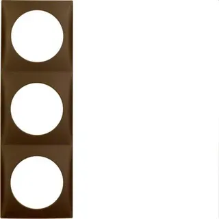 Berker Rahmen M3918192511 3fach braun matt