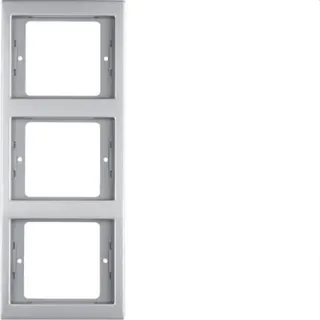 Berker Rahmen M313337004 3fach senkr. edelstahl rostfrei