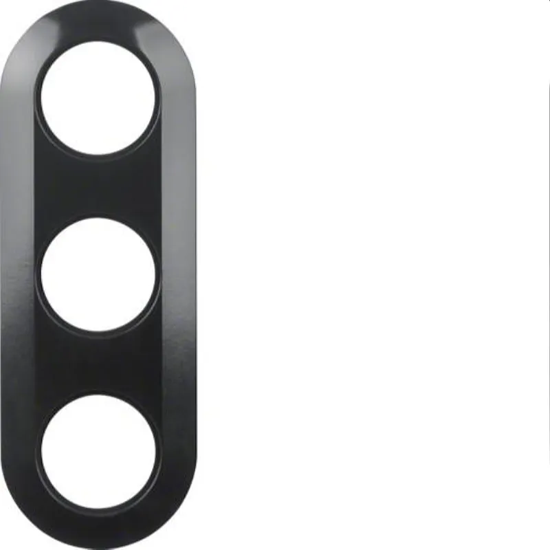 Berker Rahmen M3138131 3fach schwarz glaenzend