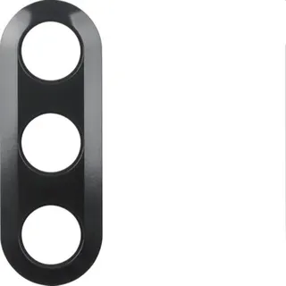 Berker Rahmen M3138131 3fach schwarz glaenzend