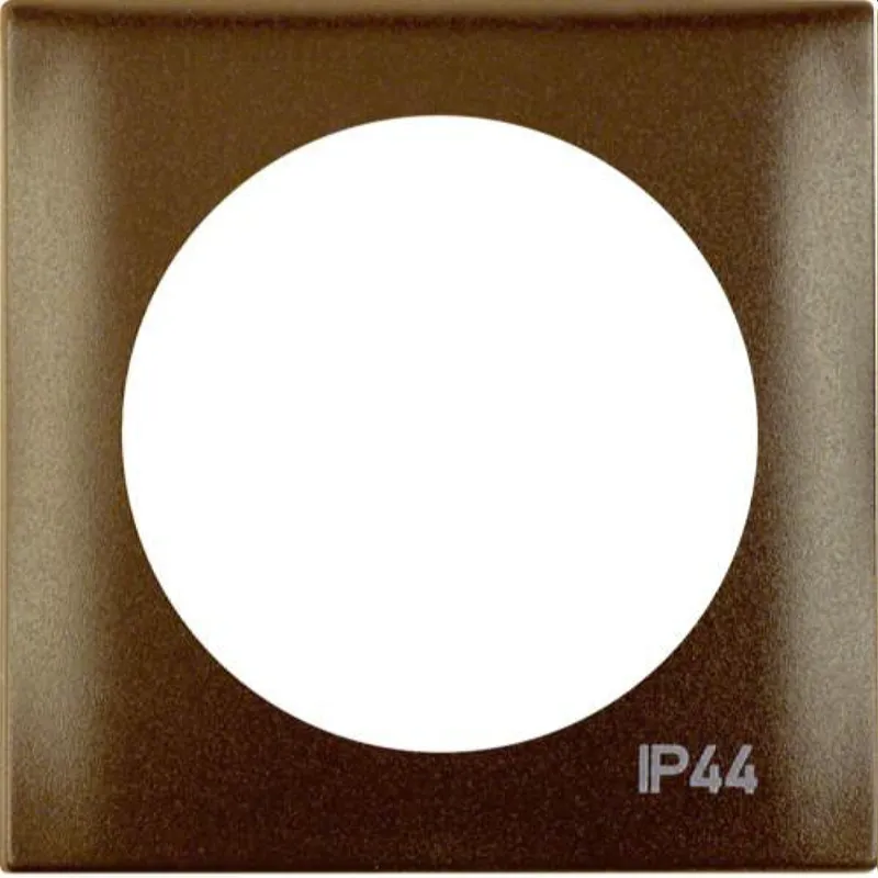 Berker Rahmen M3918272591 Symbol IP44 braun matt