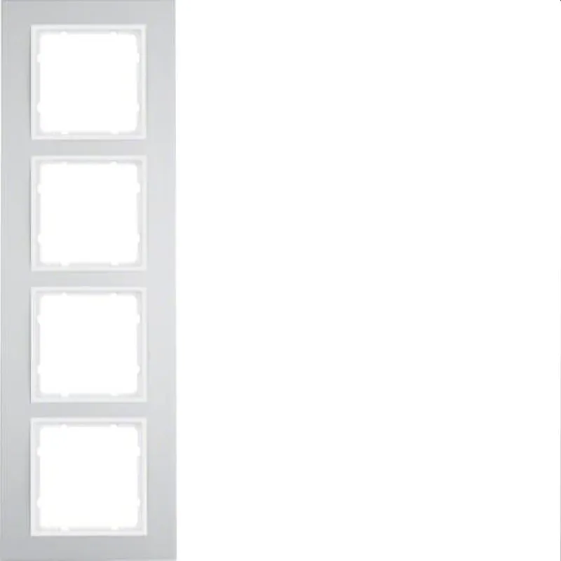 Berker Rahmen M310143904 4fach polarweiss