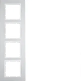 Berker Rahmen M310143904 4fach polarweiss