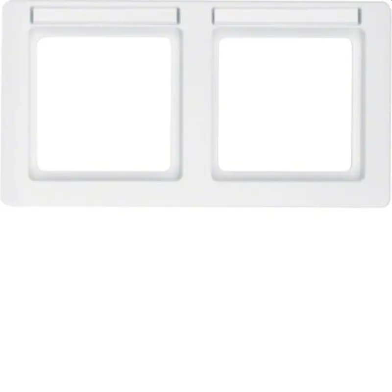 Berker Rahmen M310226019 polarweiss samt