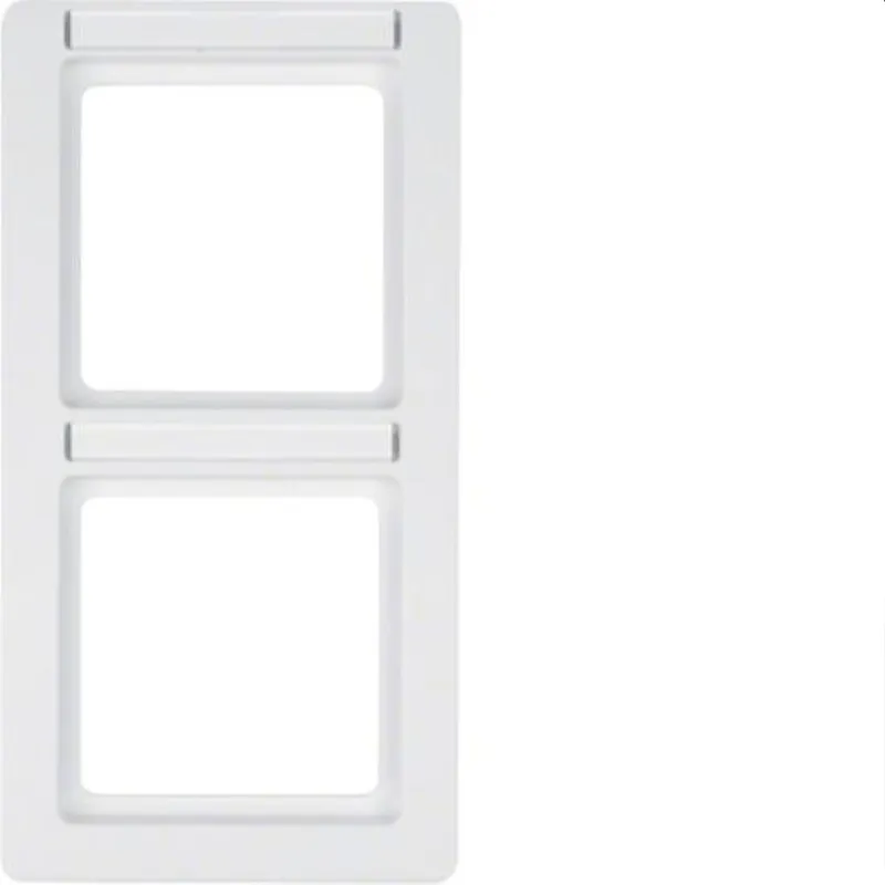 Berker Rahmen M310126019 polarweiss samt