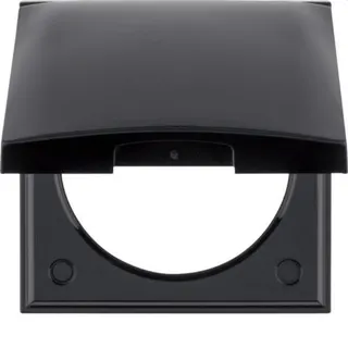 Berker Rahmen M3918282510 1fach schwarz glaenzend