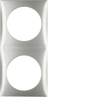 Berker Rahmen M3918262558 2fach chrom matt lackiert