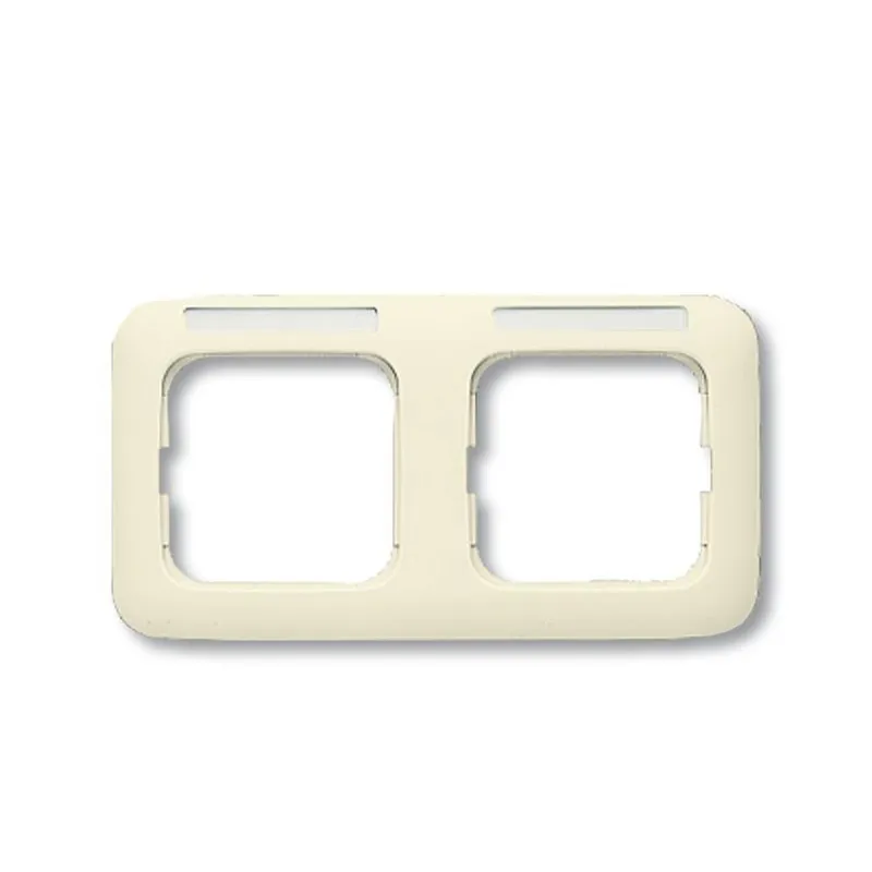 Busch-Jaeger 1732 NS-212 2fach waagerecht Reflex-SI Rahmen