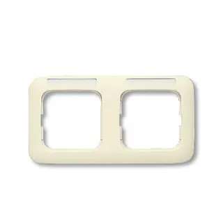 Busch-Jaeger 1732 NS-212 2fach waagerecht Reflex-SI Rahmen