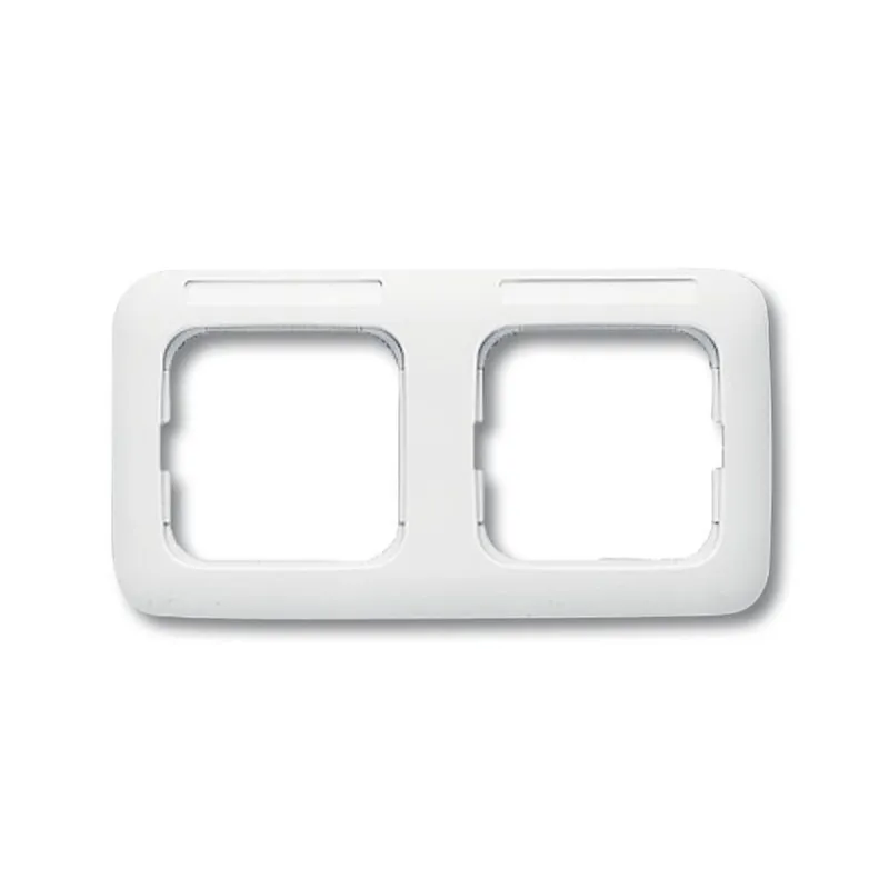 Busch-Jaeger 1732 NS-214 2fach Reflex-SI waagerecht Rahmen