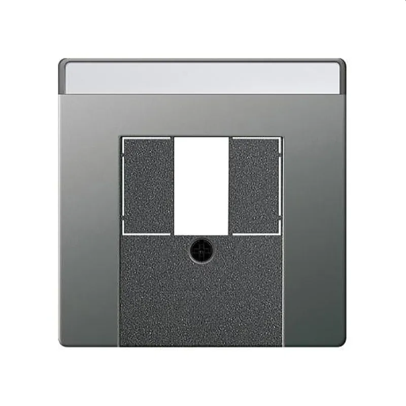 Gira Abdeckung 0876600 BSF TAE USB System 55 Edelstahl 0876600