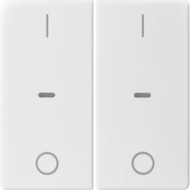 Berker Abdeckung f. Tastensen.-Modul 2fach Q.x polarweiss 80962329
