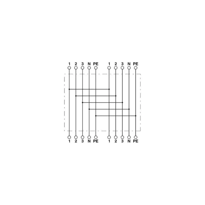 Phoenix Contact H-Verteiler QPD H 4PE2,5 4X9-16 BK schwarz 4+Pepolig