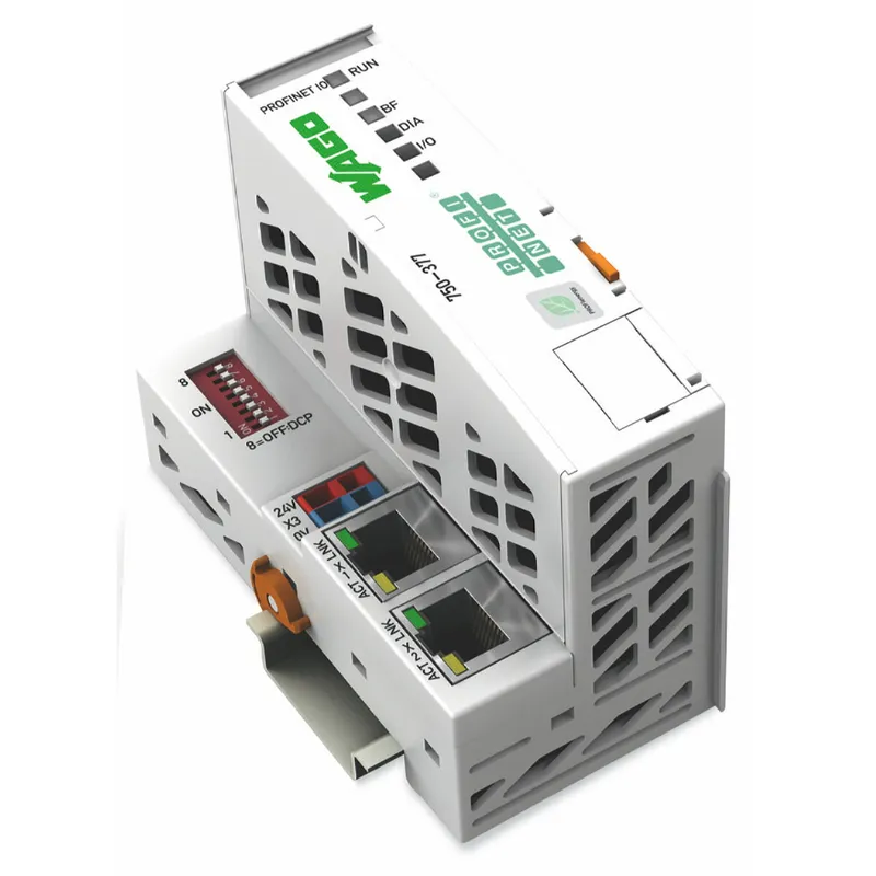 WAGO Feldbuskoppler PROFINET IO 3. Generation Erw. Temperatur lichtgrau 750-377/025-000
