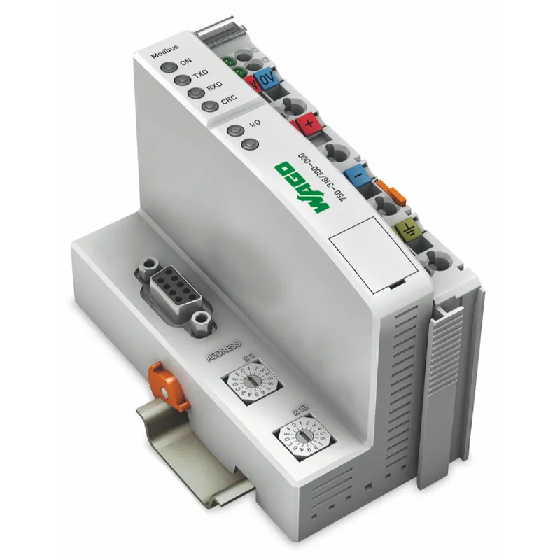 WAGO Feldbuskoppler PDM Modbus RTU/RS232/150Baud.