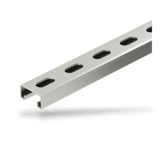 OBO Profilschiene MS4121P3000A2 41x21mm gelocht Edelstahl