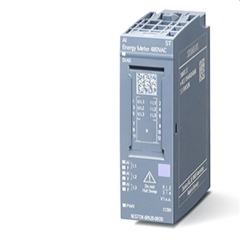 Siemens Ein-/Ausgangsmodul SIPLUS ET 200SP AI EMETER 480VAC TX Rail, 6AG2134-6PA20-4BD0